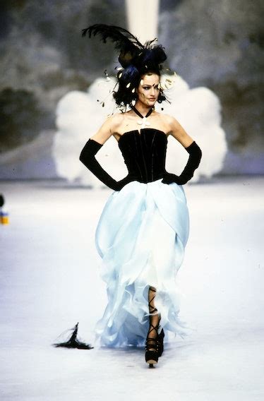 black and white fendi show karl|Karl Lagerfeld’s Chanel Spring 1992 Couture Show: A .